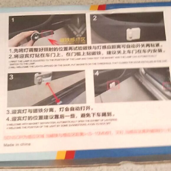 Courtesy Door Light Projector Inside FOR BMW In Box. NWOT - Picture 3 of 3